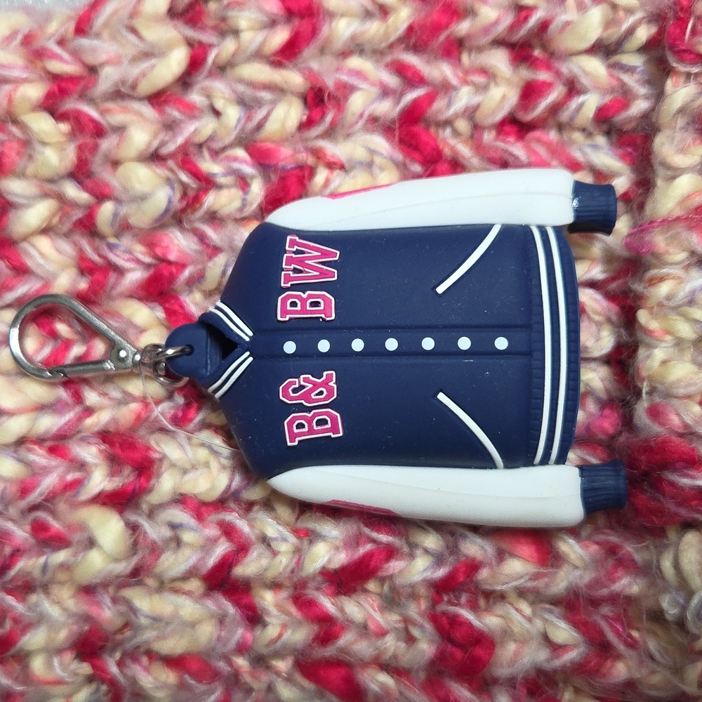 B&BW Navy and White Jacket Keychain
